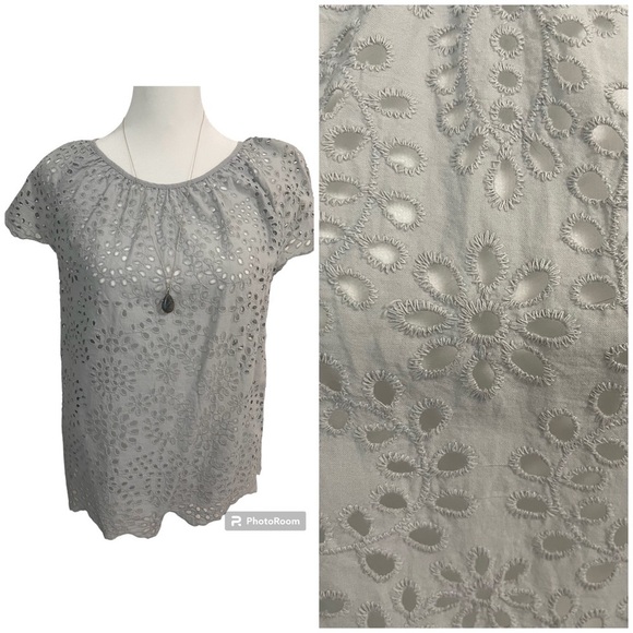 Banana Republic Tops - Banana Republic Eyelet Blouse